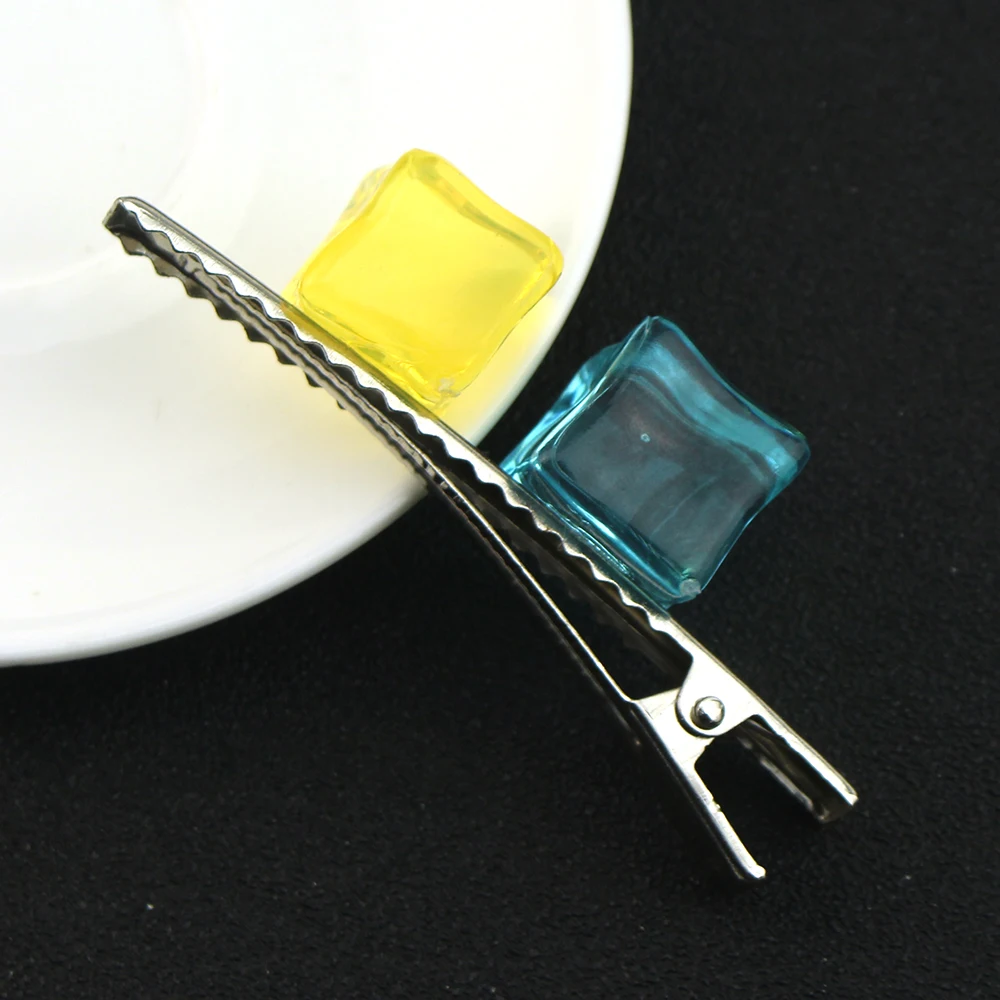 Bocchi the Rock Hitori Gotoh épingle à cheveux carrée Anime bleu et jaune cheveux Cosplay accessoire accessoires filles femmes Cosplay Festival cadeau