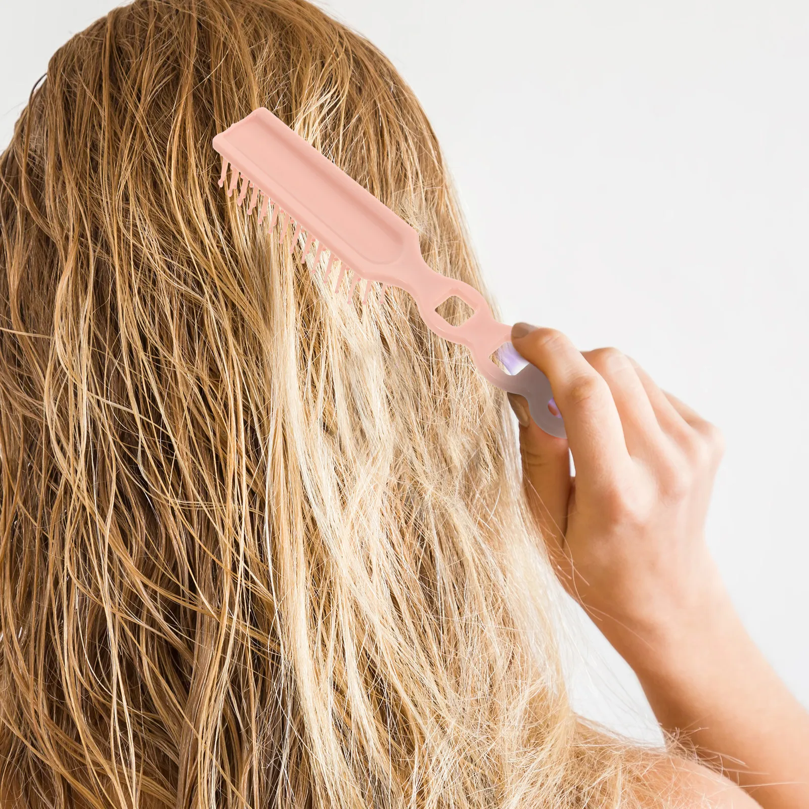 

Набор из 12 профессиональных парикмахерских расчесок V-образной формы с антистатическим эффектом – термостойкие расчески для укладки волос для женщин