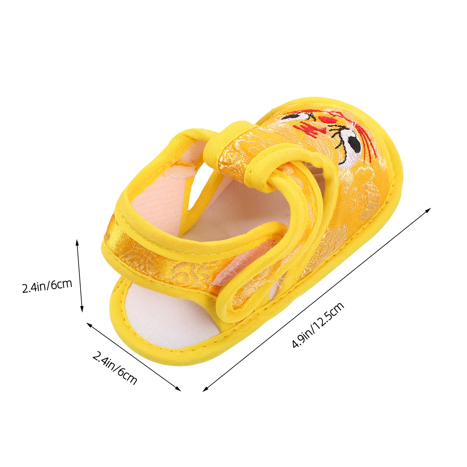 1 paio di scarpe da passeggio per bambini, traspiranti, testa di tigre, seta, taglia 13, calzature calde per bambini, scarpe da tigre per neonati,