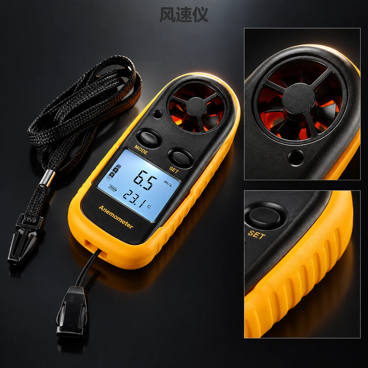 HTMCK 미니 풍속계, 디지털 풍향계, 측정 범위: - Anemometer Digital Wind Speed 리뷰 및 가격