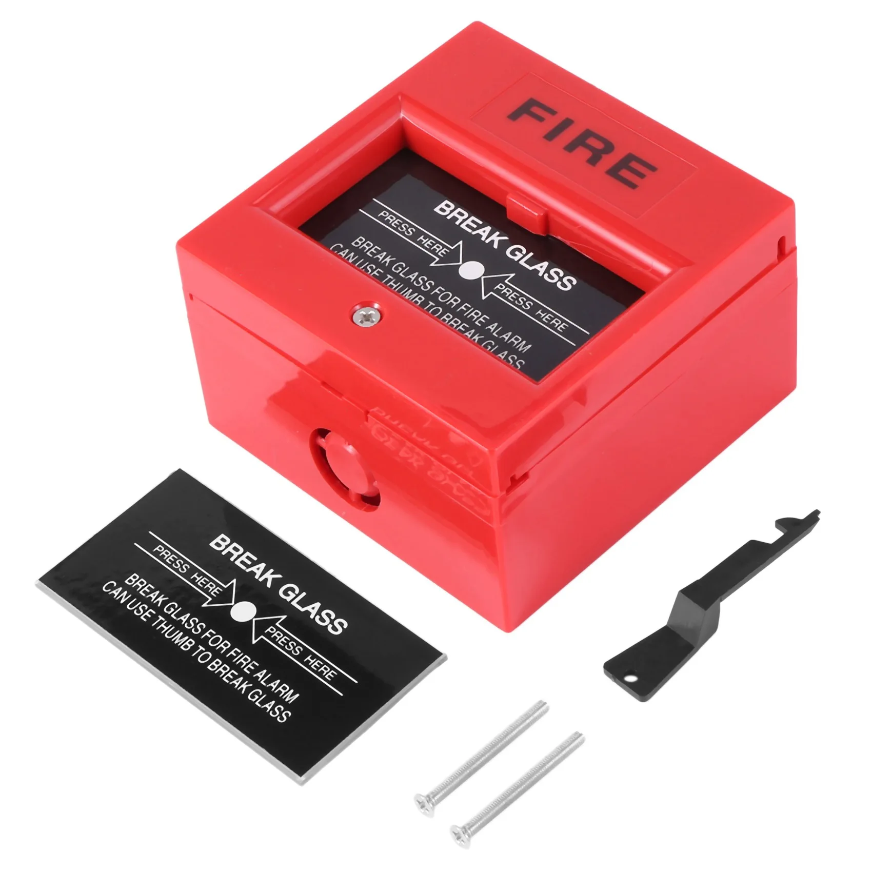 A14M 2X AC 250V/12V DC 12V Resettable Manual Call Point Fire Alarm Pull Station