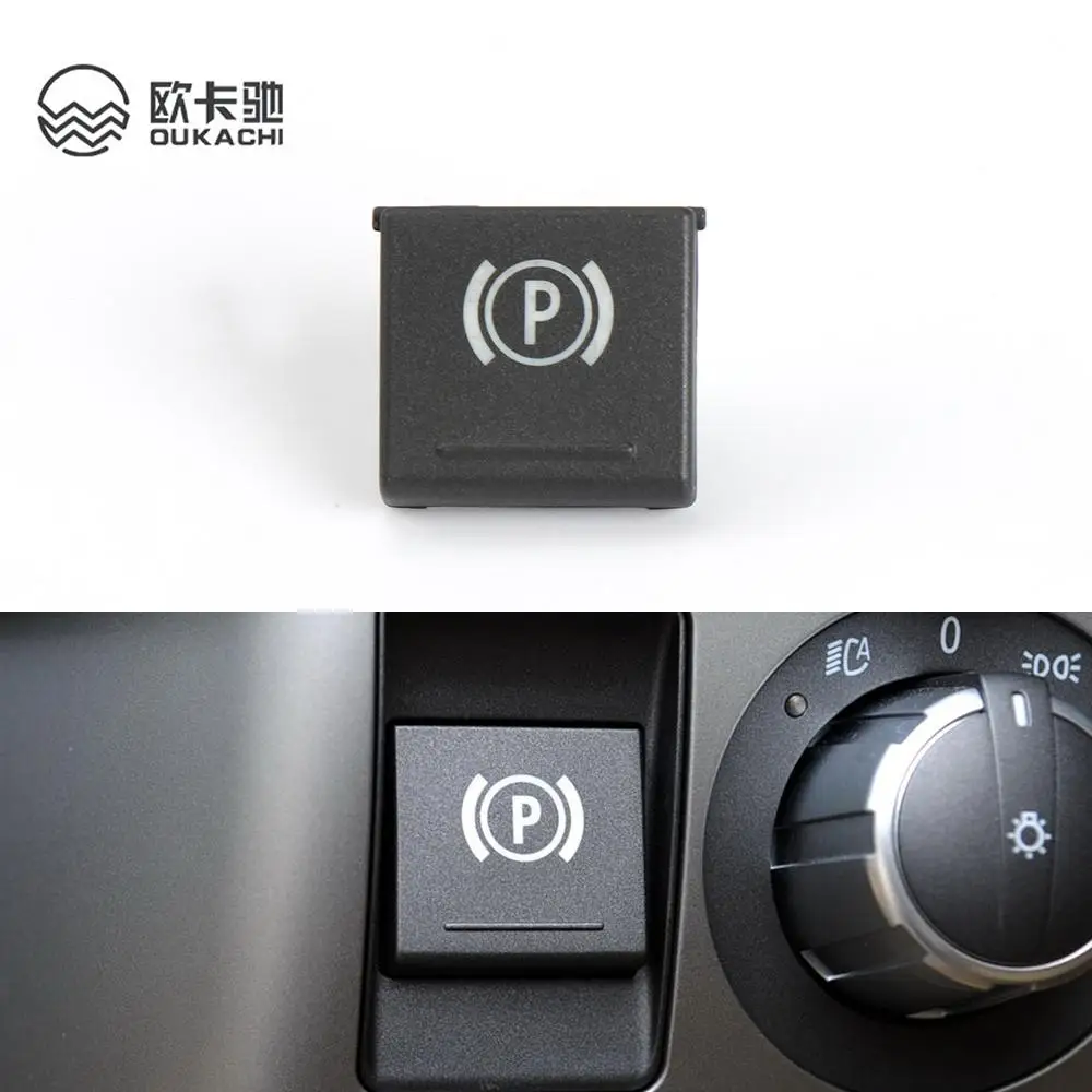 Parking Brake Handbrake P Button Switch Cover Replacement For BMW 7 Series E66 E65 2004-2008