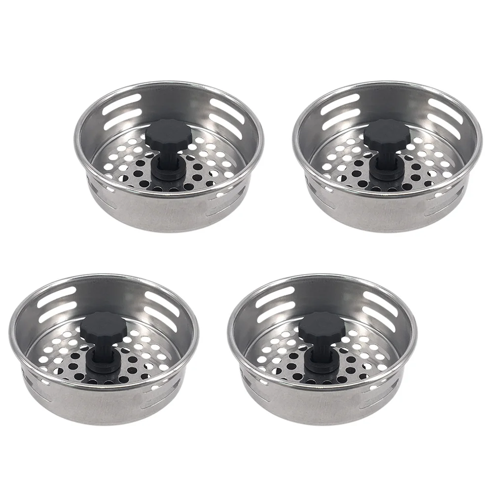 

4Pcs Filter Mesh Floor Drain Hair Catcher Shower Drain Cover Kitchen Sink Strainer Bathtub Hair Trap Durable Sink Strainer