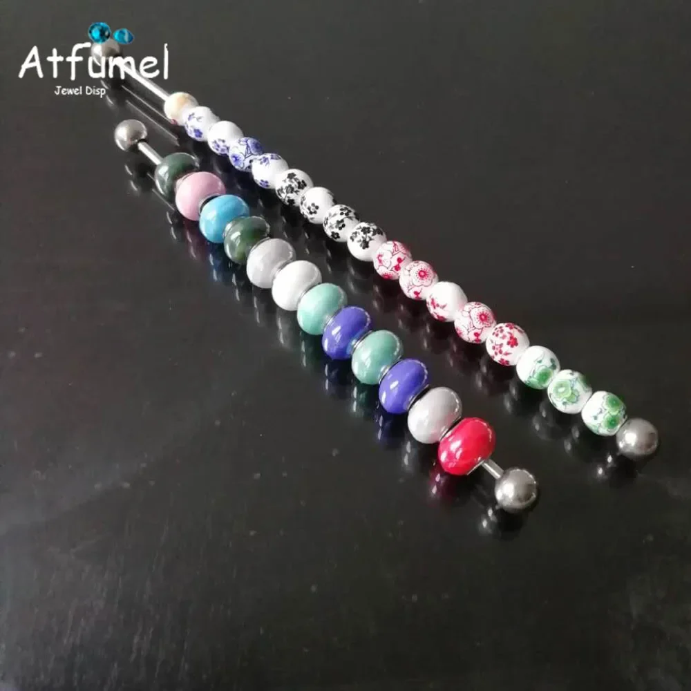 

Charms Beads Jewelry Display Rod Pandora Trollbeads Holder DIY Bracelet Holder Organizer Accessories Bead Storage Showcase