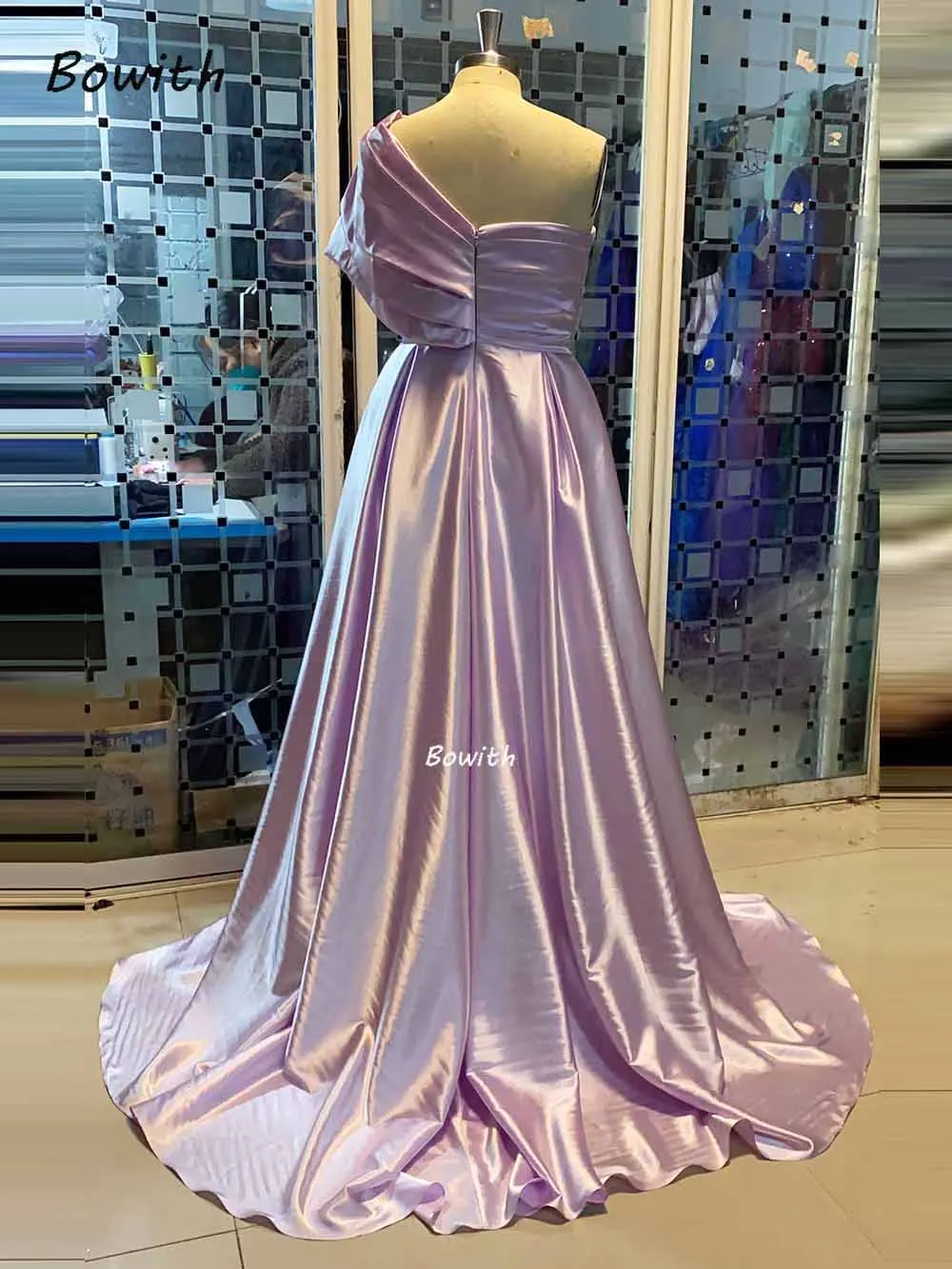 Lavender Luxury ชุดราตรียาวชุดปาร์ตี้ Puffy คนดังชุดพรรคอย่างเป็นทางการชุดผู้หญิง Vestidos De Fiesta