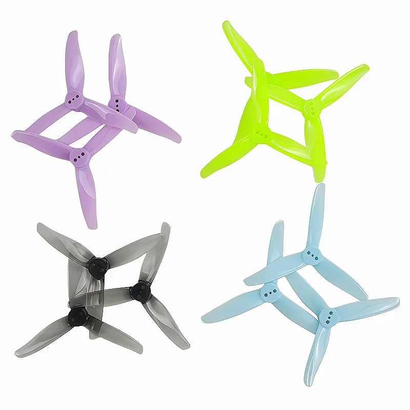 2Pairs/4pcs 3016 Propeller 1.5m 2mm Hole 3 inch 3-Blade CW CCW FPV Propeller Mini Props For 3inch FPV Racing Drone