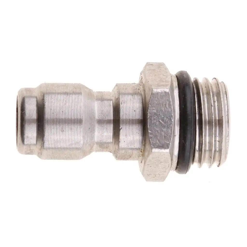 Snow Foam Lance Adaptor Stainless Steel Quick Coupler Converter for High Pressure Sprayer Wash Equipment