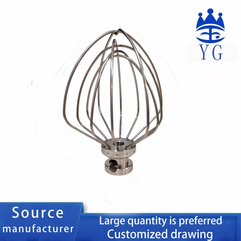 Attachment Stainless Steel K45 Mixer for 5 Quart Lift Machines Wire Whip Egg Whisk Attachment Egg-whisk Appendix Agitator