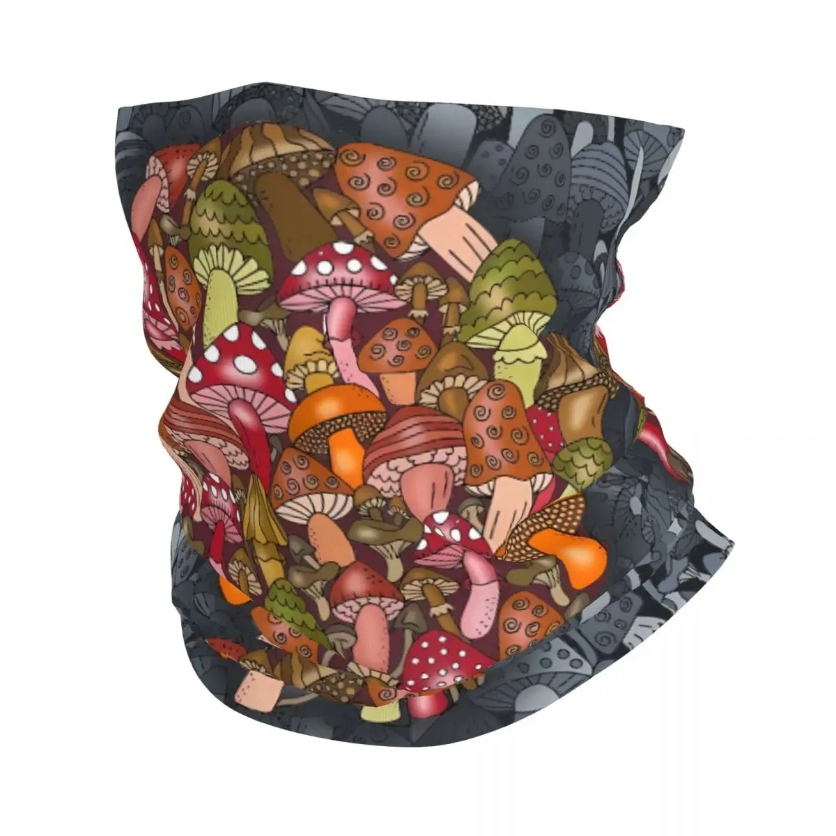 Miracle Mushroom Scarf Neckerchief Neck Face Mask Polyester