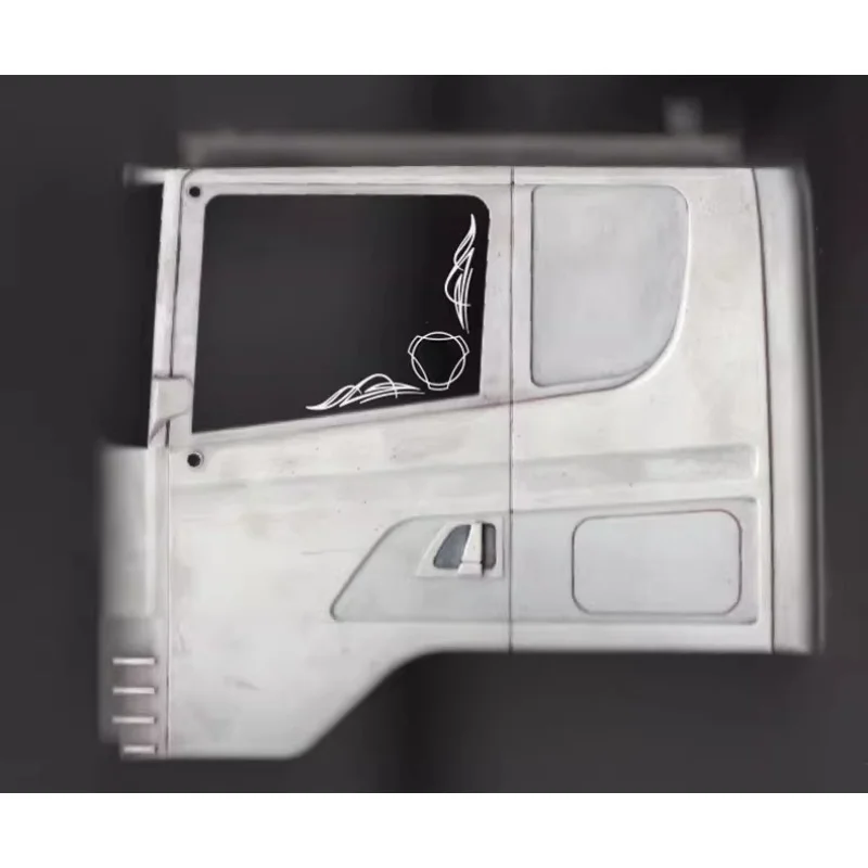 محاكاة ملصقات معدنية للنافذة الجانبية لأجزاء 1/14 Tamiya RC Truck Scania R620 Diy