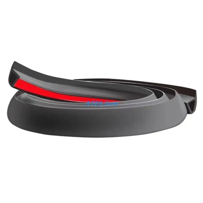 U13C Rubber Weatherstrip Seal For Vehicle Trunk Gaps Cover Prevent Rain Snow Leaves