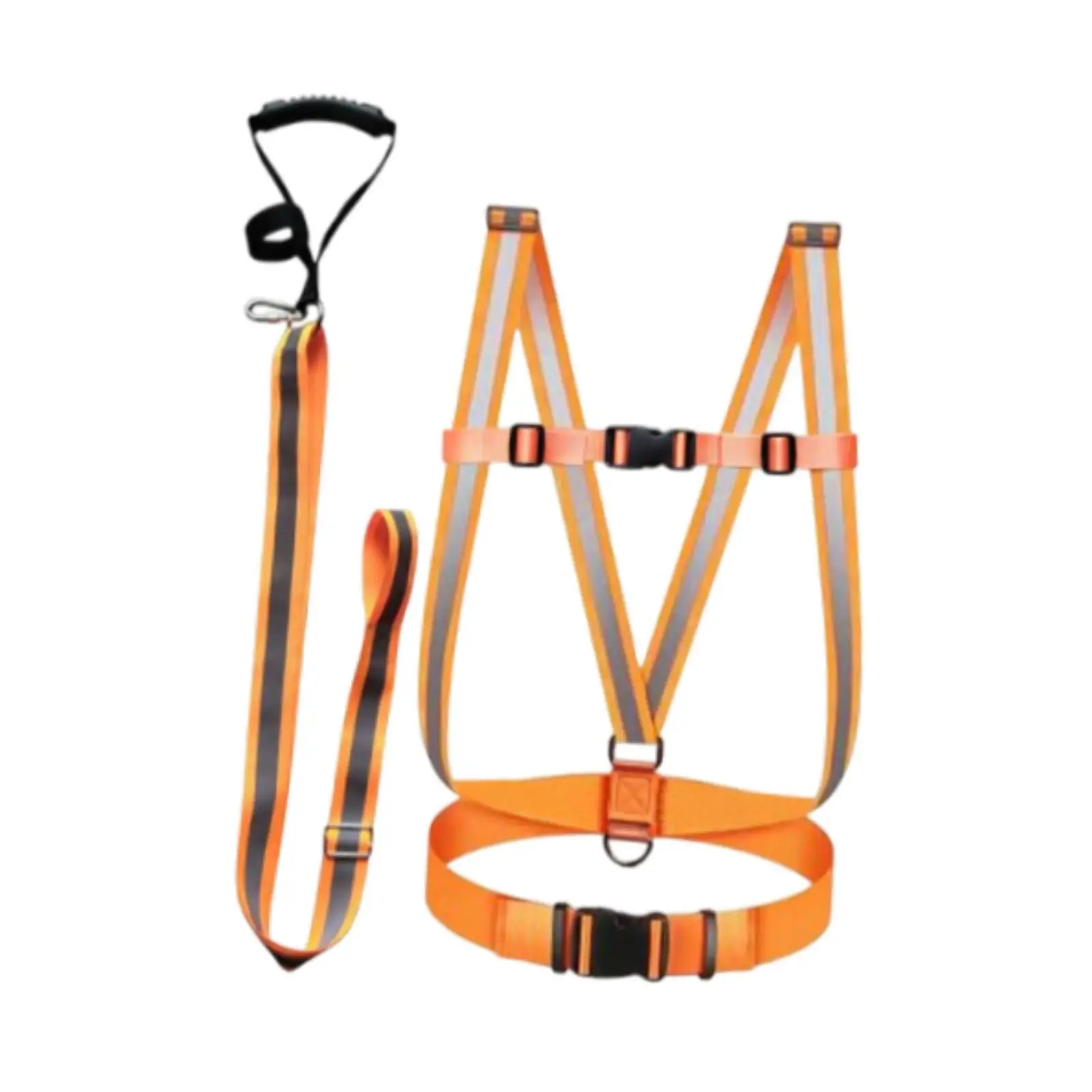 

Reflective Deer Drag and Harness Set Adjustable with Comfortable Handle Vest