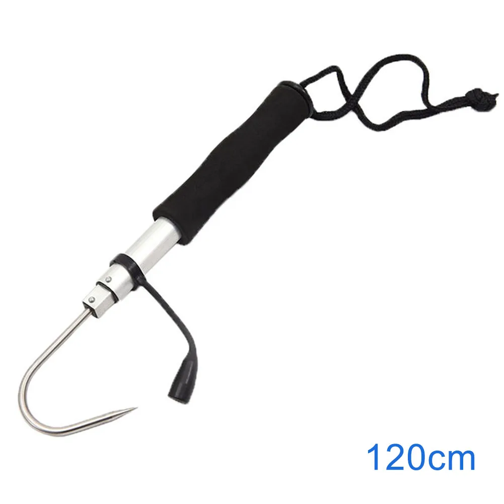

Ice Fishing Gaff Hook Telescopic Fish Gaff Stainless Fishing Hook Hand Gaffs Fishing Tool