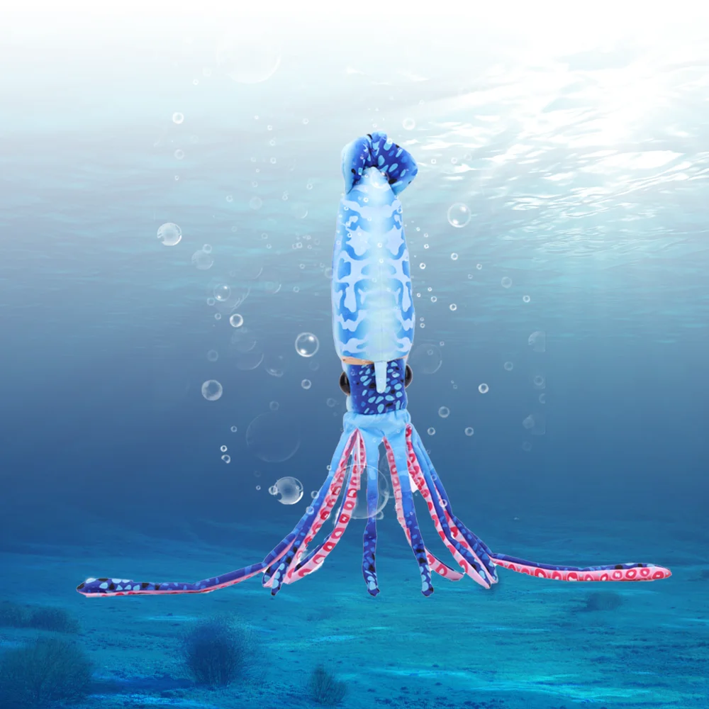 75cm Blue Squid Plush Toys Giant Squid Stuffed Toys Cute Sea Animal Plush Dolls For Kids Christmas Birthday Gifts Home Decor