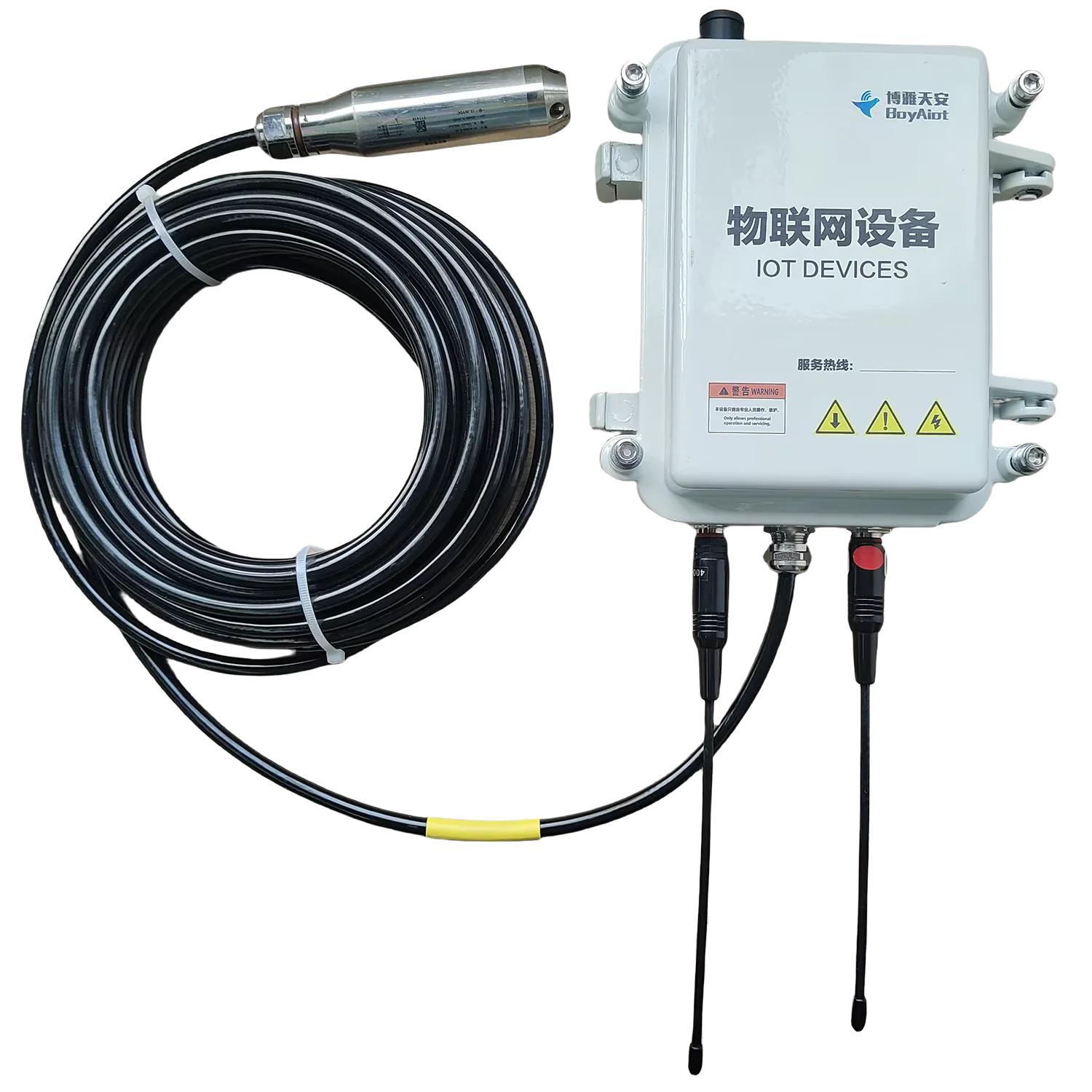 BOY-WR04-LR Lorawan Füllstandsensor GPRS Wifi Wassertank Digitaler Wasserstandssensor Drahtloser Zigbee Wassertank Füllstandssensor