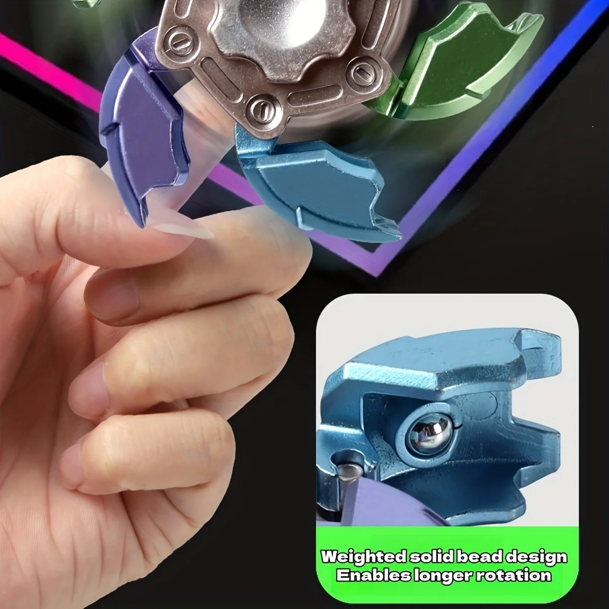 Mecha Transform EDC Fidget Spinner Zabawka Antystresowa Żyroskop dla Osób z ADHD i na Stres i Lęk, Dekompresyjna Dekoracja Pokoju dla Dorosłych