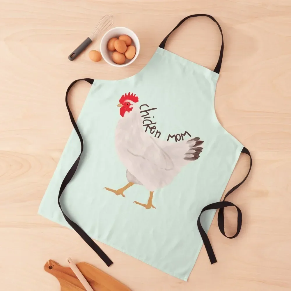 Chicken Mom Apron Customizable Woman Kitchen Women Kitchen And Home Items Things For The Home Apron