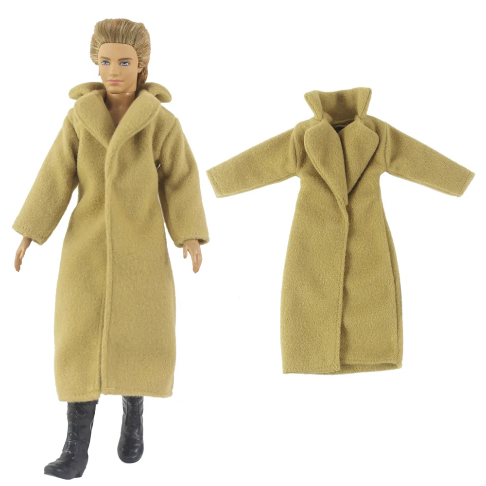 1 Set Doll Clothes Woolen Overcoat Outfit for 12 inch Ken Doll Many Style for Choice 03