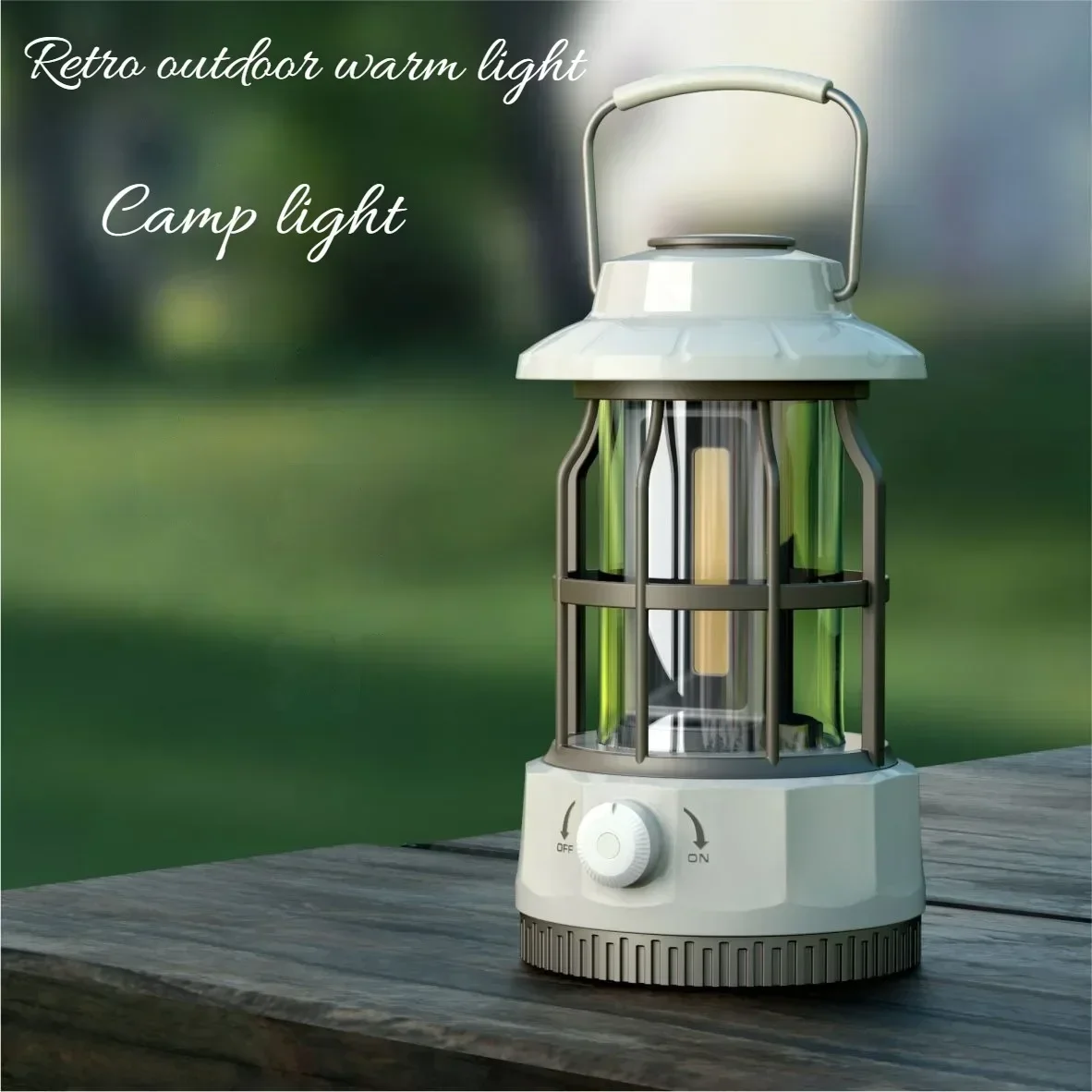 Nieuwe Kampeerlamp Buiten Kampeerlicht Tent Licht Draagbaar Paard Cadeau Ningbo Retro Oplaadkamp