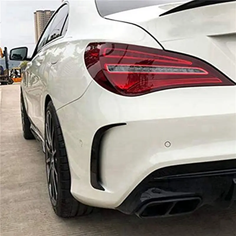 2X Car Rear Bumper Spoiler Air Vent Cover Trim For Mercedes Benz Cla W117 CLA45 Amg 2013-2018-AU62
