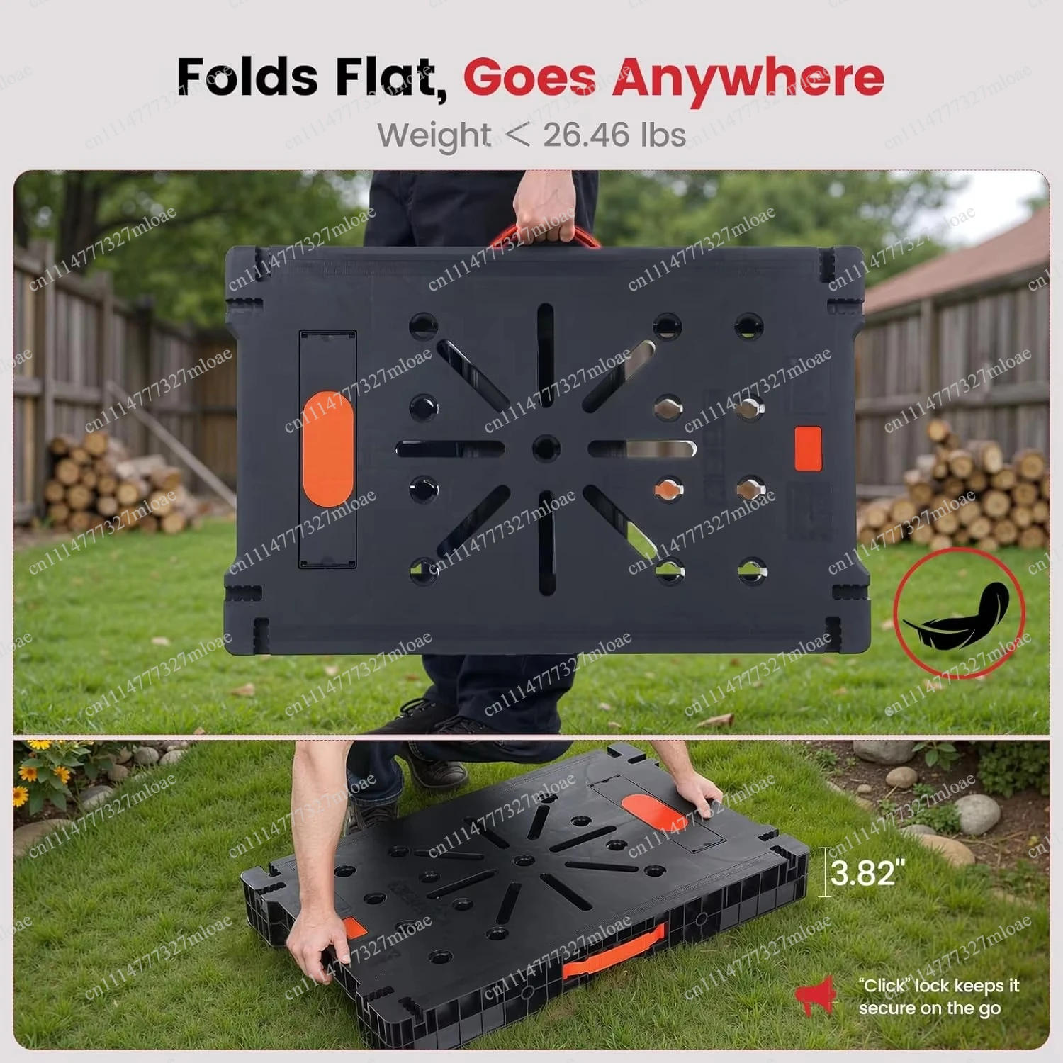 クランプと収納付き折りたたみテーブル - 高耐久ポータブル木 - Woodworking Workshop Design のレビューと価格
