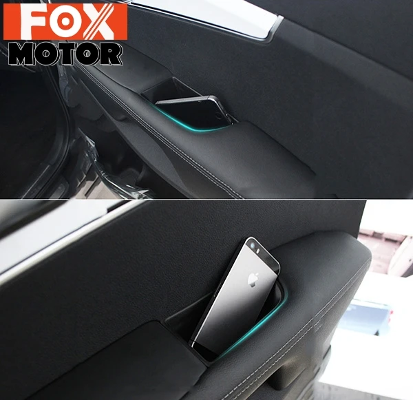 Fit For Kia Sorento 2016 - 2019 Front Door Handle Storage Box Center Console Glove Bin Interior Armrest Holder Cup Molding