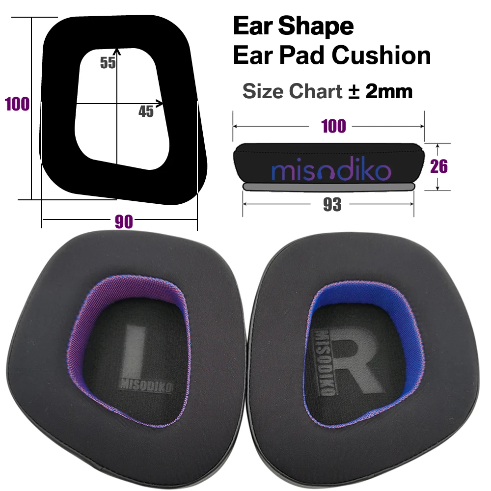 misodiko Upgraded Ear Pads Cushions Replacement for Corsair Void RGB Elite Pro Gaming Headset