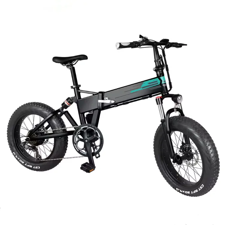 

Cheap hybrid 500W Motor Electric Folding Bike 20inch fat fire city Electric Bicycle 48V 12.8AH Lithium Battery foldable E Bike