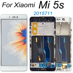 5.15 LCD for Xiaomi Mi5s MI 5S 2015711 LCD Display Touch Screen with frame Digitizer Assembly Replacement BM36 Battery