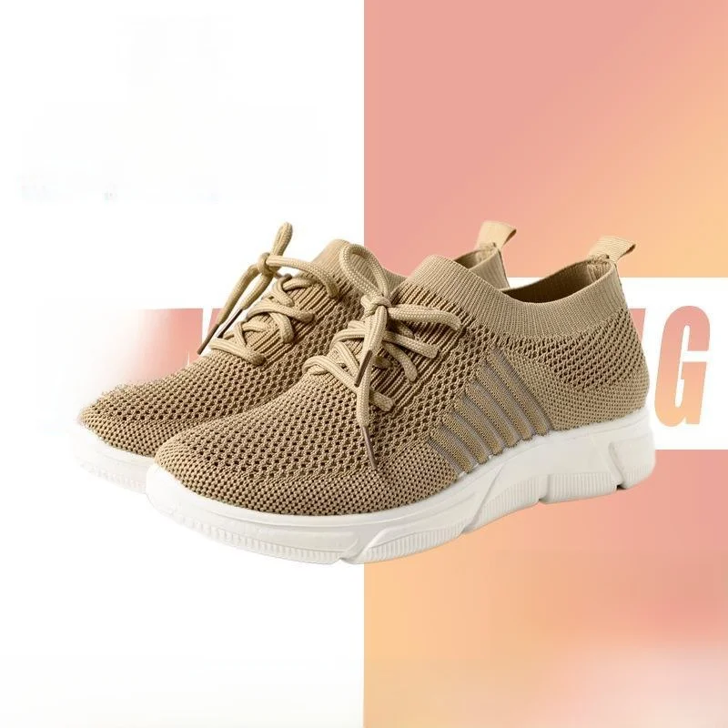 

Женская повседневная дышащая удобная обувь Fly Knit oes Cross-Border Sle, новая модель, модные покрытия для ног