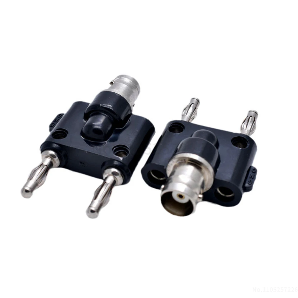 BNC male to dual-row banana plug adapter Q9 male to banana plug adapter BNC female to dual-pin banana plug adapter (1 pcs)