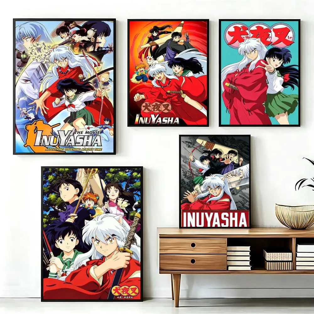 anime Inuyasha Poster  Poster HD Printing Fresh and Nordic Home Decor Wall Art for the Living Rooms Hallways Gift Giving