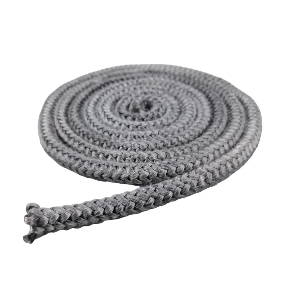 

Wood burning stove door seal fiberglass rope black 10mm diameter heating furnace gasket 3 meter 4 meter 5 meter length