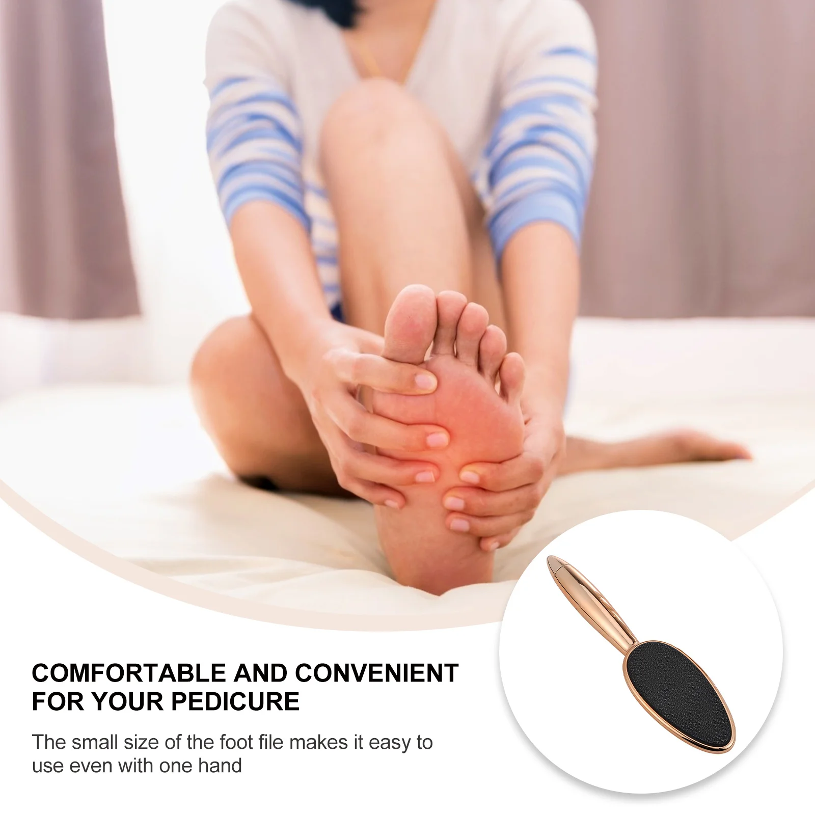 

1Pcs Glass Foot File Callus Remover for Feet Hard Skin Removal Wet Use Safe Pedicure Tool Feet Exfoliation File