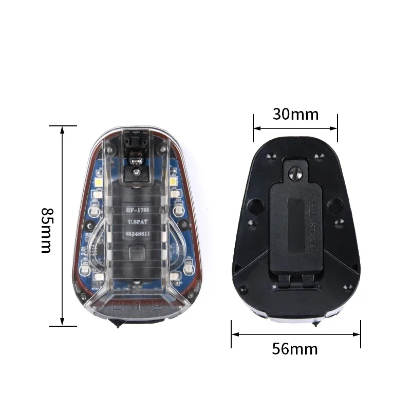 戦術ヘルメットてんとう虫ライトエアガンスポーツヘルメットライトレッド IR ストロボ防水屋外サバイバル安全信号フラッシュランプ