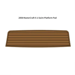 1988 Mastercraft Prostar Cockpit Pad Boat EVA Foam Faux Teak Deck Floor Mat