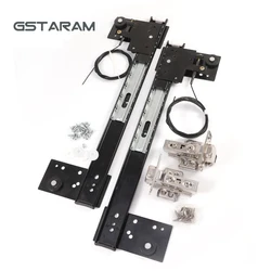 Concealed 10-18kg Bearing Capacity Furniture Pocket Door Sliding System Cabinet Drawer Slides