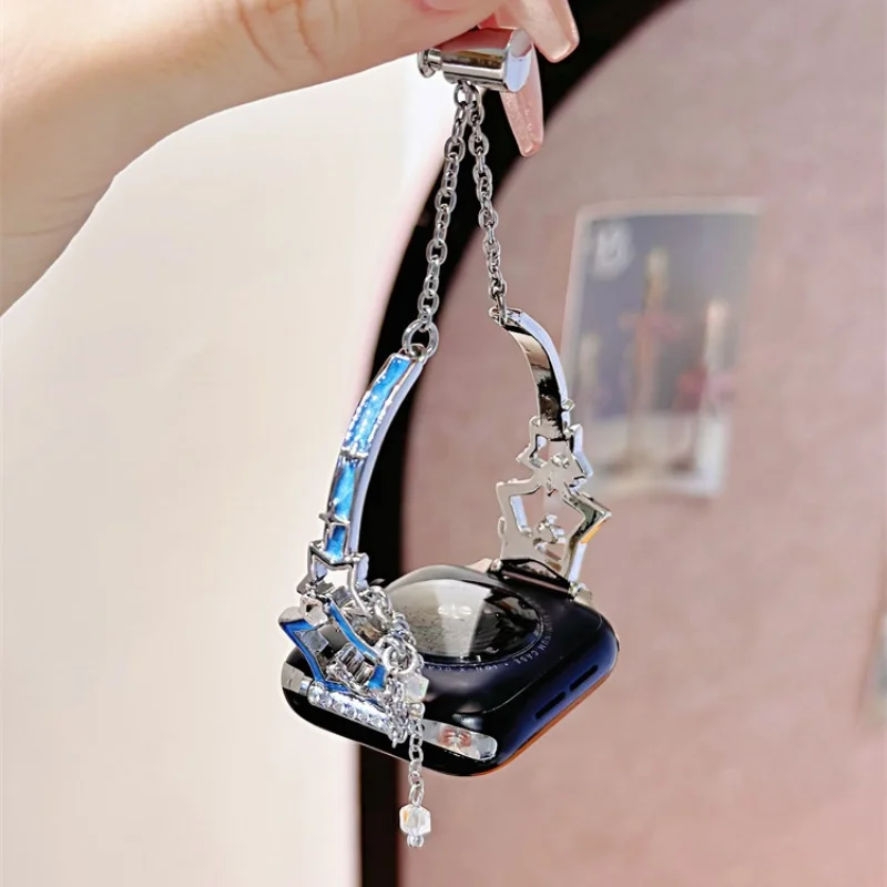 

Hollow dopamine star design compatible with iWatch strap 38mm 40mm 41mm 42mm 44mm 45mm 49mm fashionable strap