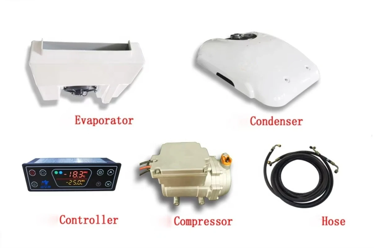 Customized  Full Electric DC Powered Refrigeration Unit Hot Sale for Van or Pick Up Truck
