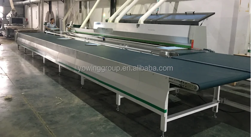 belt return line conveyor roller conveyor feeding table for auto edge banding machine