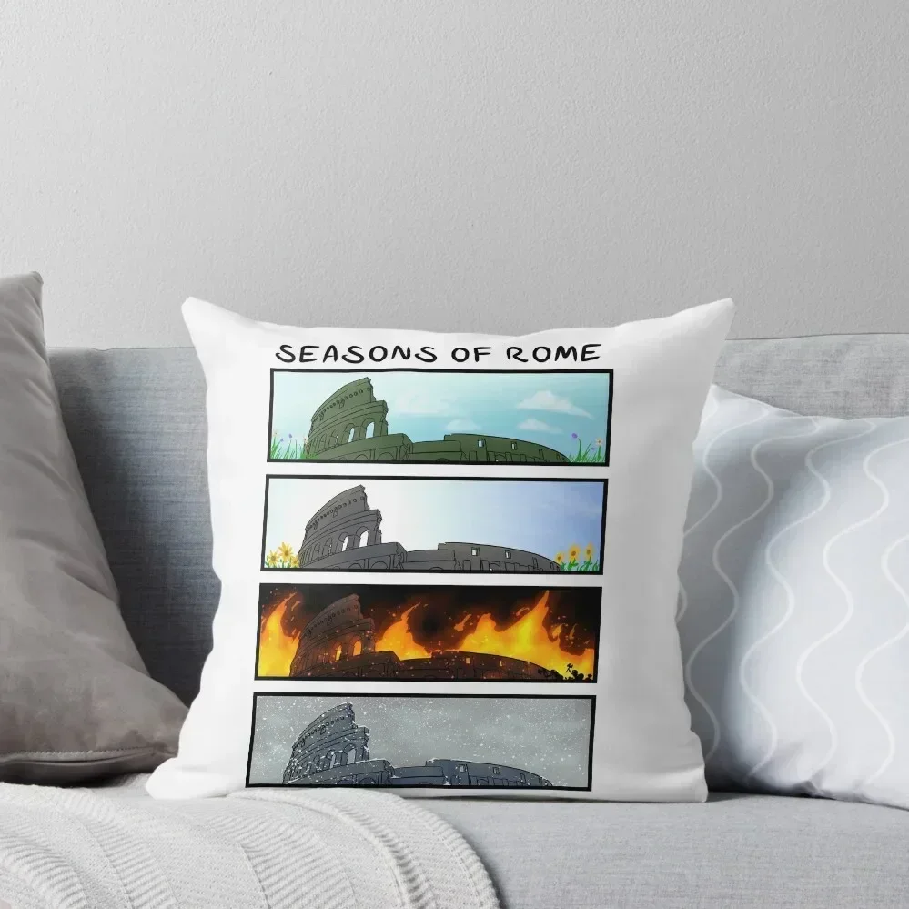 

Seasons of Rome Throw Pillow Pillowcases For Pillows autumn pillowcase pillow cover christmas pillow