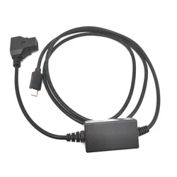 Nowy kabel zasilający USB C typu C PD do D-tap 5V 3A 9V 2A 12V 1.5A Kabel szybkiego ładowania 100CM