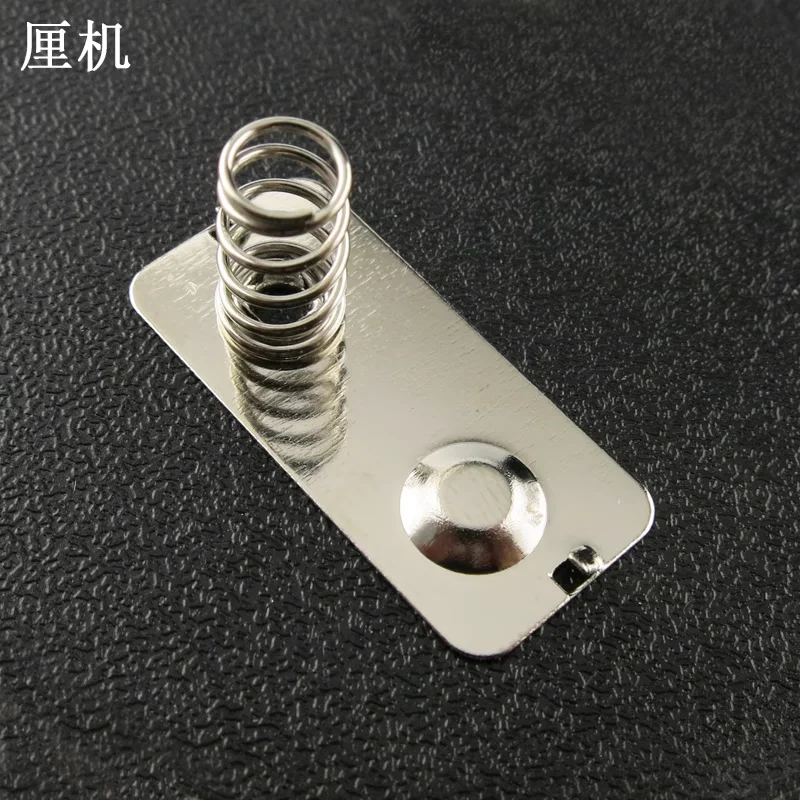 Auto-Made Primavera Plate, Bateria Caixa Compartimento, Eletrodo Positivo e Negativo, 5 #, 1.5V