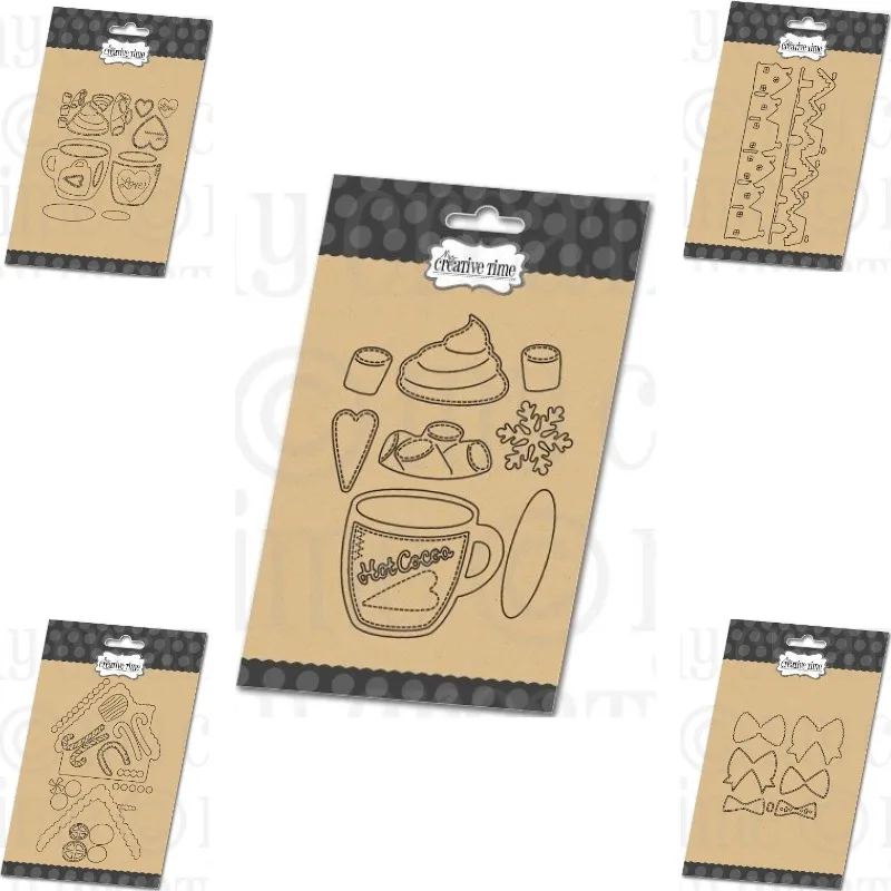 More Cocoa Mugs & Stuff Craft Metal Cutting Dies Mold Strips Sheet Scrapbook Paper Craft Knife Mold Blade Punch Stencils Dies