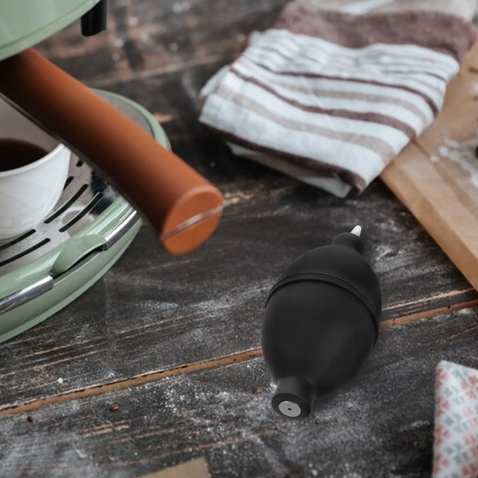 Ergonomic Adjustable Air Blower for Coffee Grounds Removal Coffee Equipment Cleaning Small Electronics Camera Lenses Keyboard