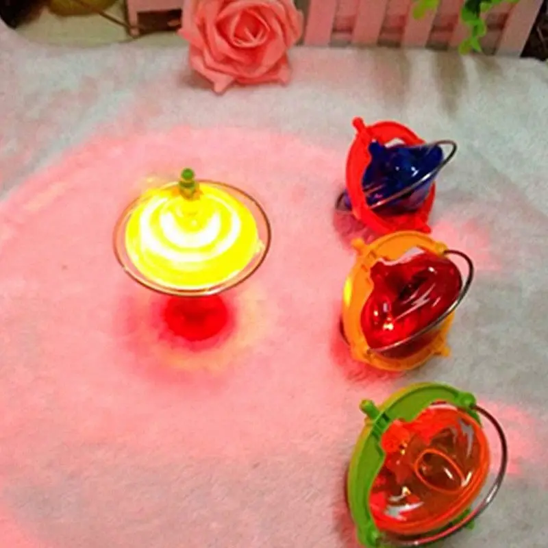 Magic Gyroscope Lassic Toys Laser Flashing With Music Spinning Top Kids Gift