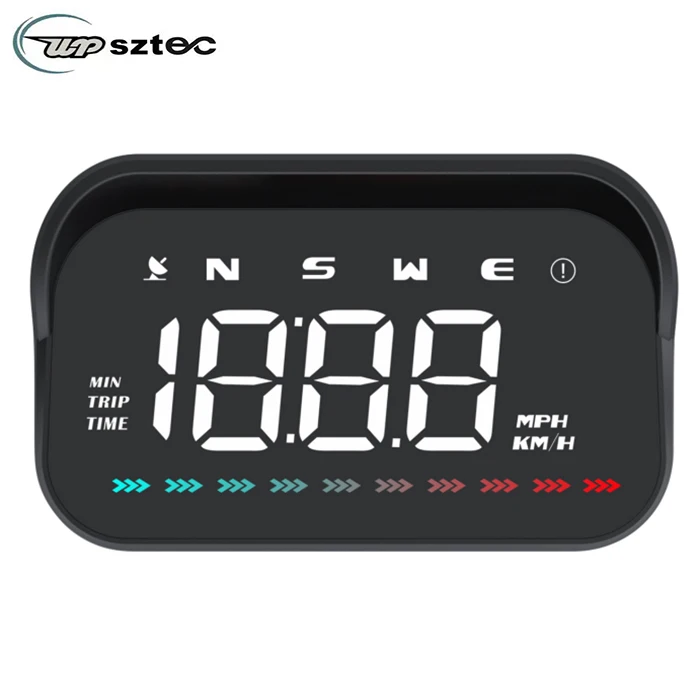 Car Digital Speedometer Head Up Display HUD GPS Odometer Overspeed Alarm Universal, Overspeed Alarm HD Display, for All Vehicle