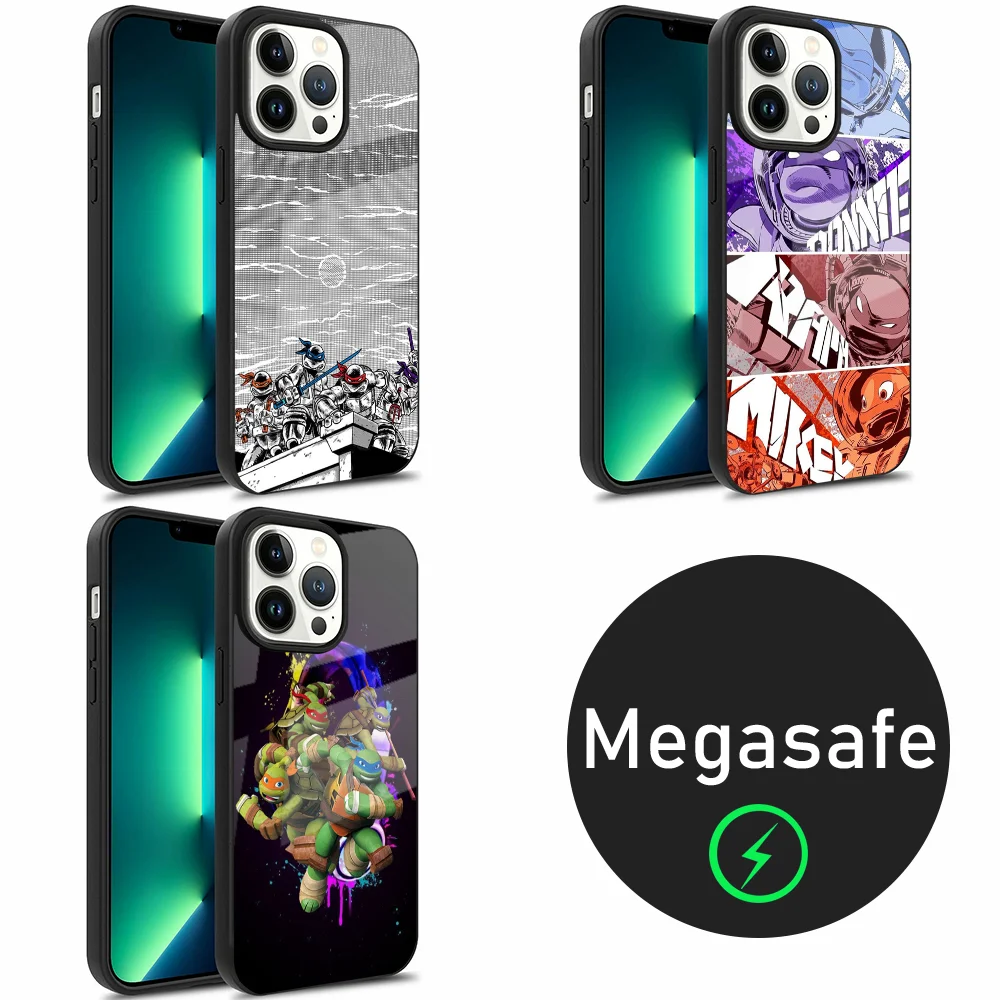 T-Teenage-Mutant N-Ninja-Turtles Phone Case For iPhone 16,15,14,13,12,11,Plus,Pro,Max Mini Magsafe Magnetic Wireless Charging