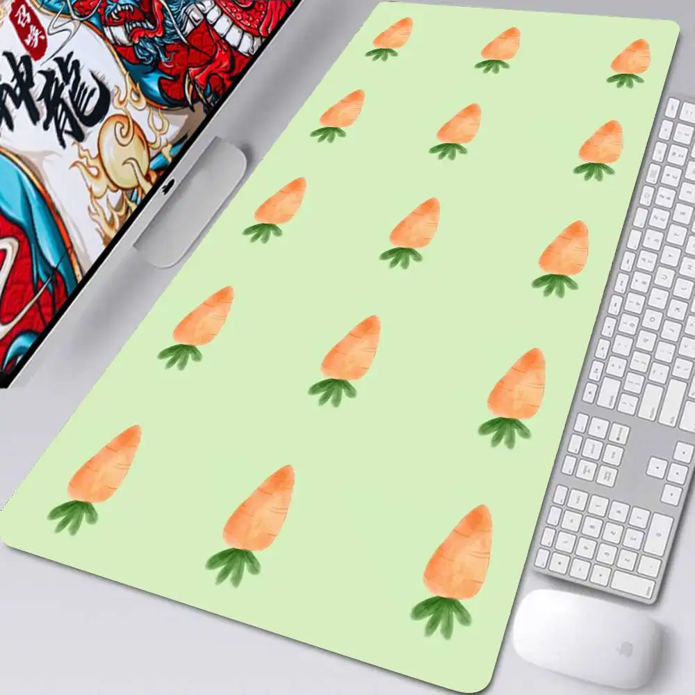 Interesting Carrot Abstraction Mousepad Non-slip Suitable For Office Computers Laptops E-sports Game Desk Mats XXL Keyboard