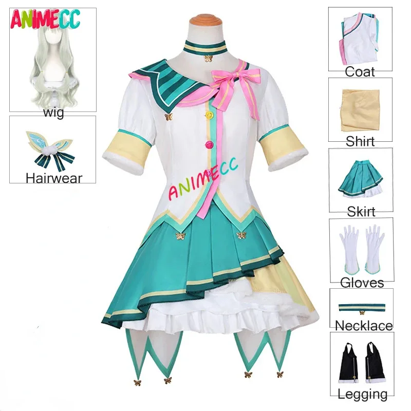 sisi 2233ANIMECC in Magazzino S-3XL Kusanagi Nene Costume Cosplay Parrucca Anime Progetto Sekai Colorato Palcoscenico Pjsk 3° Anniversario Nuovo Sk